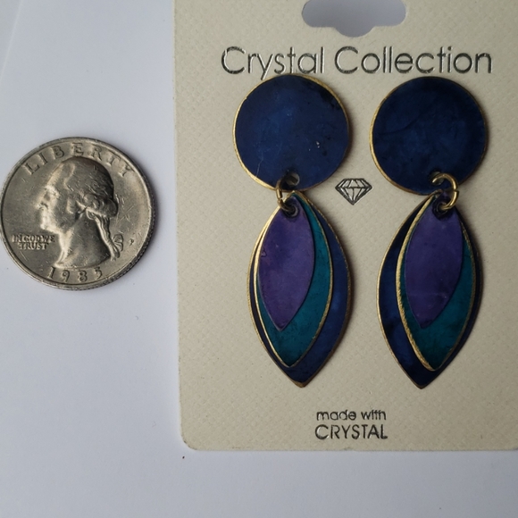 3 layer drop earings π - Picture 3 of 4